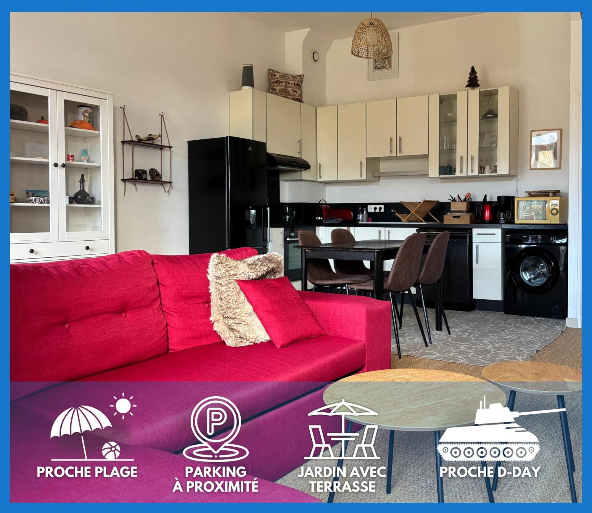 Les Douves Duplex 5 Personnes Lumineux Avec Jardin Et Terrasse Amenagee , Vue Sur Chateau A 5Mn De La Mer, Proche Omaha Beach Et Bayeux Commes Esterno foto